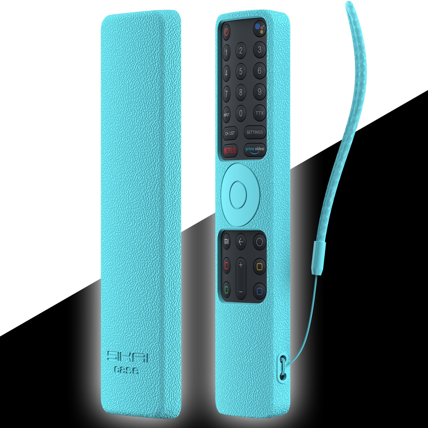 SIKAI-funda de silicona a prueba de golpes para xiaomi 4s, control remoto inteligente por bluetooth, wifi, para mi 4s: Light Sky Blue