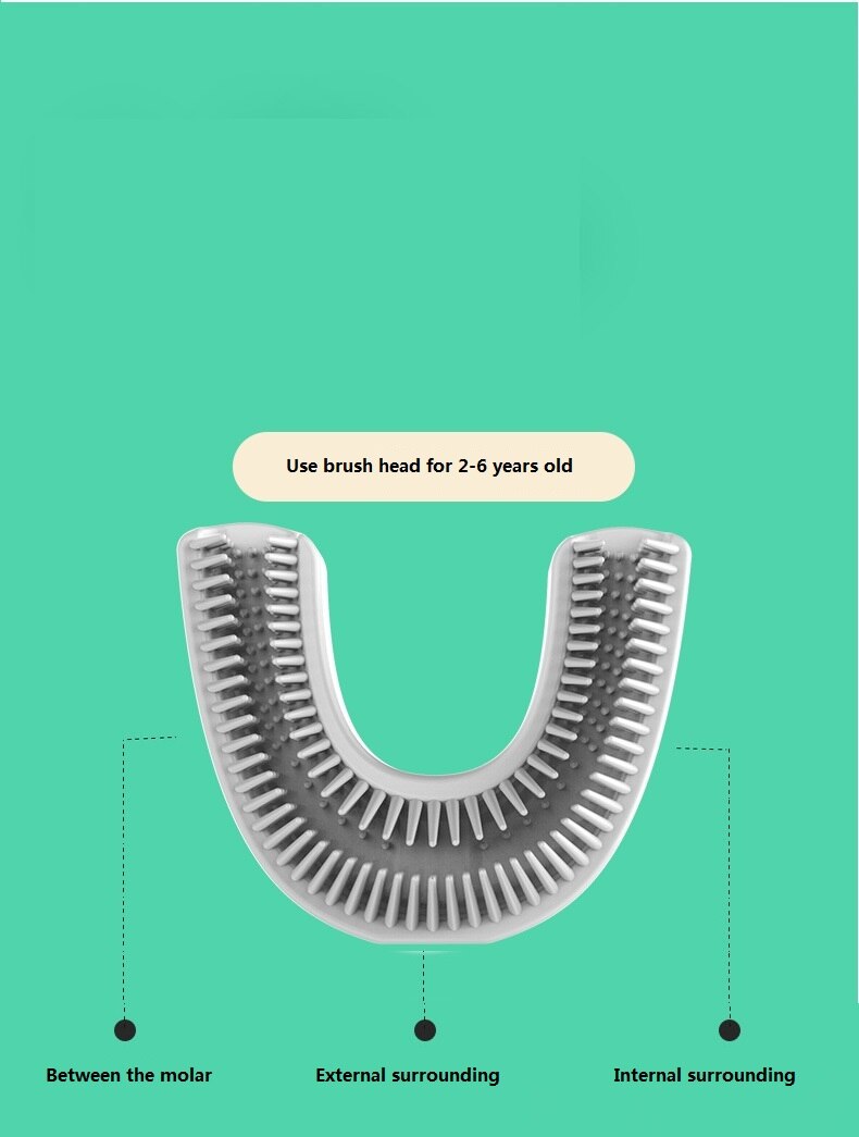 Neue Heiße freundlicher Elektrische Zahnbürste Karikatur aufbringen Zahn Pinsel Elektrische Zähne Zahn Pinsel Für freundlicher mit Weichen Ersatz Kopf: Brush a kopf 2-6