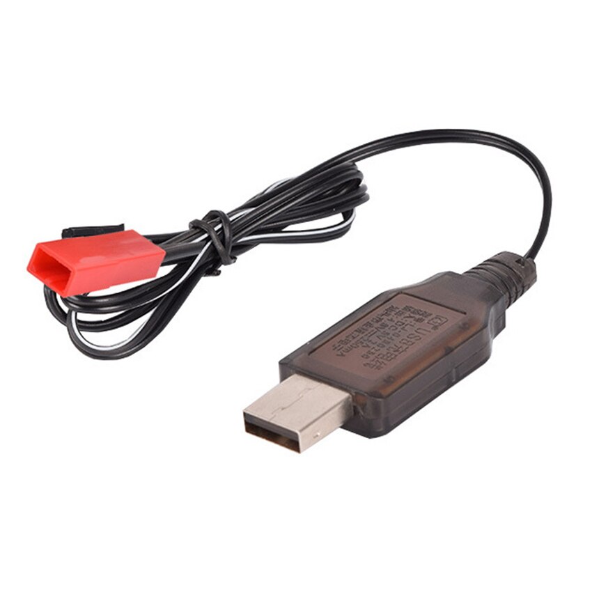Câble de chargeur USB 4.8V JST-2P, IC protégé pour batterie ni-cd/Ni-Mh RC jouets voiture bateau Robot pièces de rechange