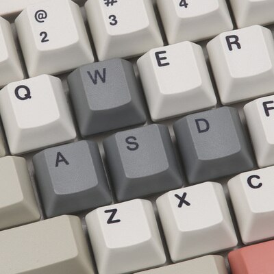 Capacitive Keyboard WASD PBT Keycaps Blue Pink Purple Red Yellow Green Color Game Keycaps For Topre Keyboard Replace Key Cap: keycap7