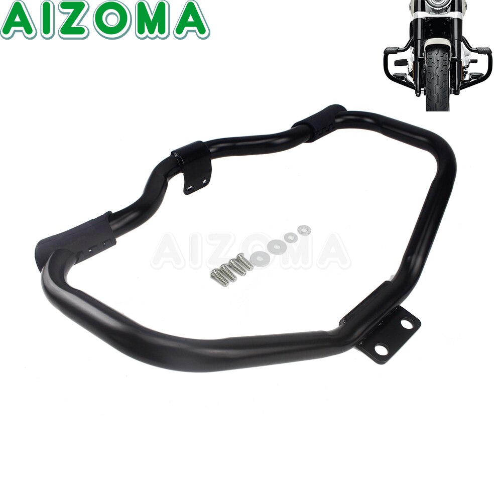 Mustache Highway Crash Bar For Harley Sportster XL 1200 883 Iron SuperLow Forty-Eight 2004 Matte Black Engine Guard Bars