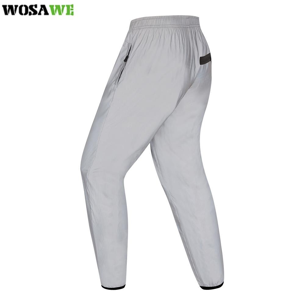 WOSAWE MTB Pant Ride Full riflettente impermeabile traspirante Mountain Bike Pant pantaloni da ciclismo uomo