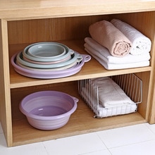 Outdoor Portable Folding Foot bath Basin Foldable Plastic Bucket Travel Washbasin Camping Kitchen Household Items Barrels