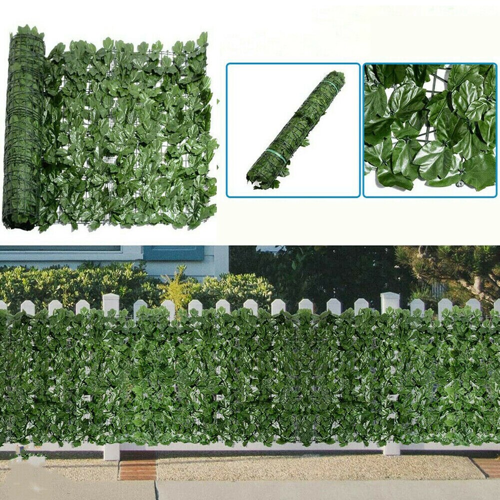 50 x 100cm plantevæg kunstig græsplæne buksbom hæk havehave boligindretning simulation græstørv tæppe græsplæne udendørs blomstervæg