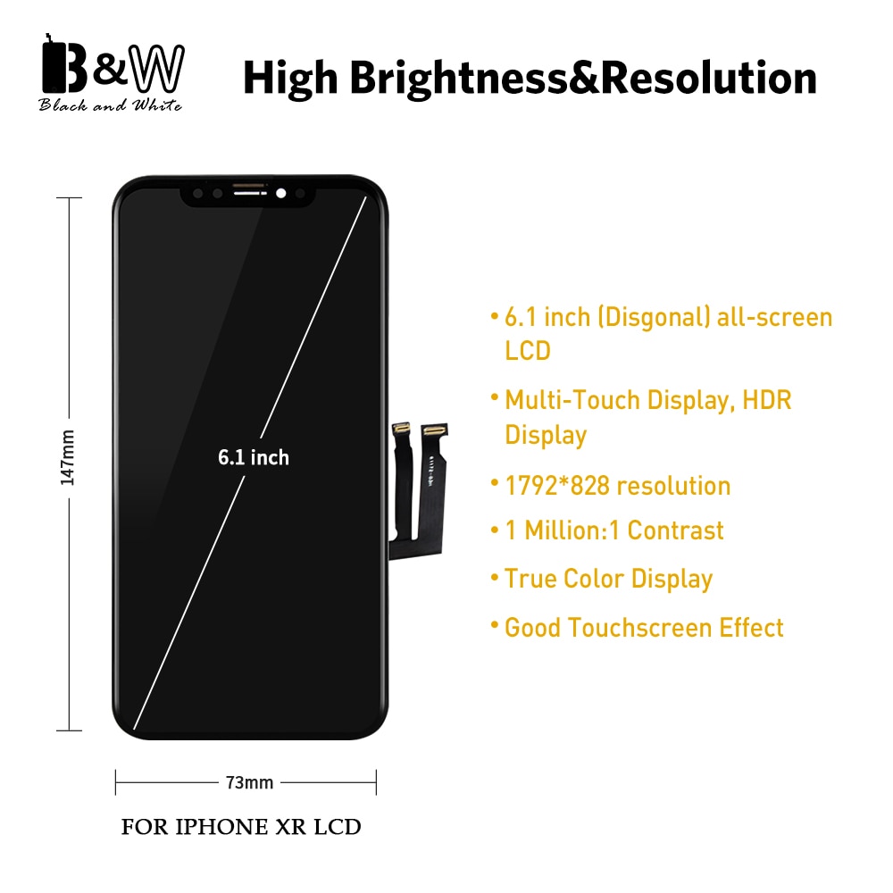 Display Voor Iphone X Xr Xs Max Oled/Tft Scherm Vervanging Lens Pantalla Met Grote 3D Touch Digitizer Geen dode Spot Gratis Ship