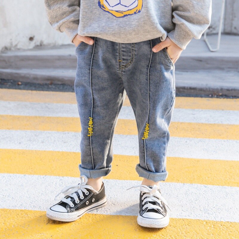 Pantalones vaqueros bonitos para bebés, ropa para niños, para adolescentes, para el hogar y al aire libre, , primavera y otoño