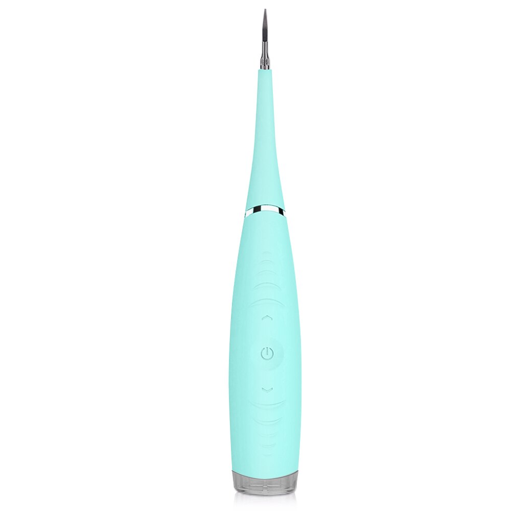 Electric Ultrasonic Sonic Dental Scaler Tooth Calculus Remover Cleaner Tooth Stains Tartar Tool Whiten Teeth Tartar Remove: Green