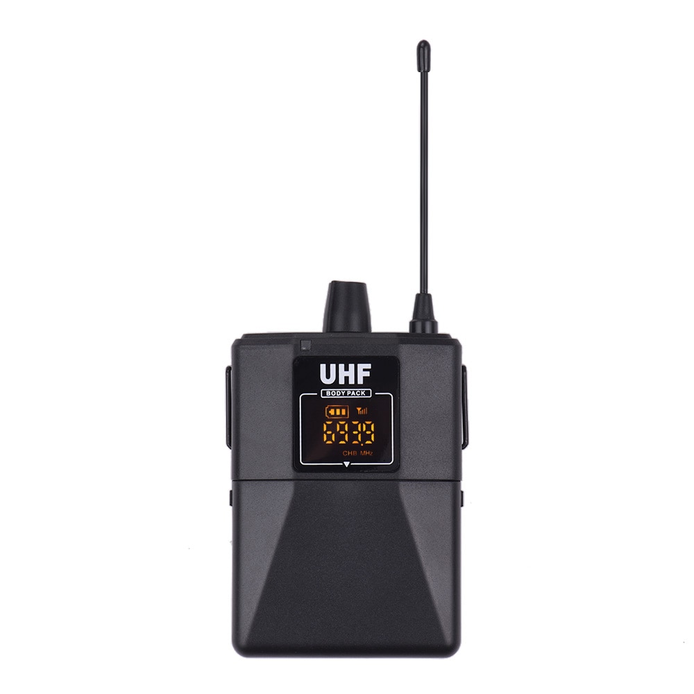 UHF Dual-Frequentie Draadloze Microfoons Set met 1 Ontvanger 1 Zender 1 Lavalier Mic 1 Headset Microfoon voor Onderwijs vergadering Live