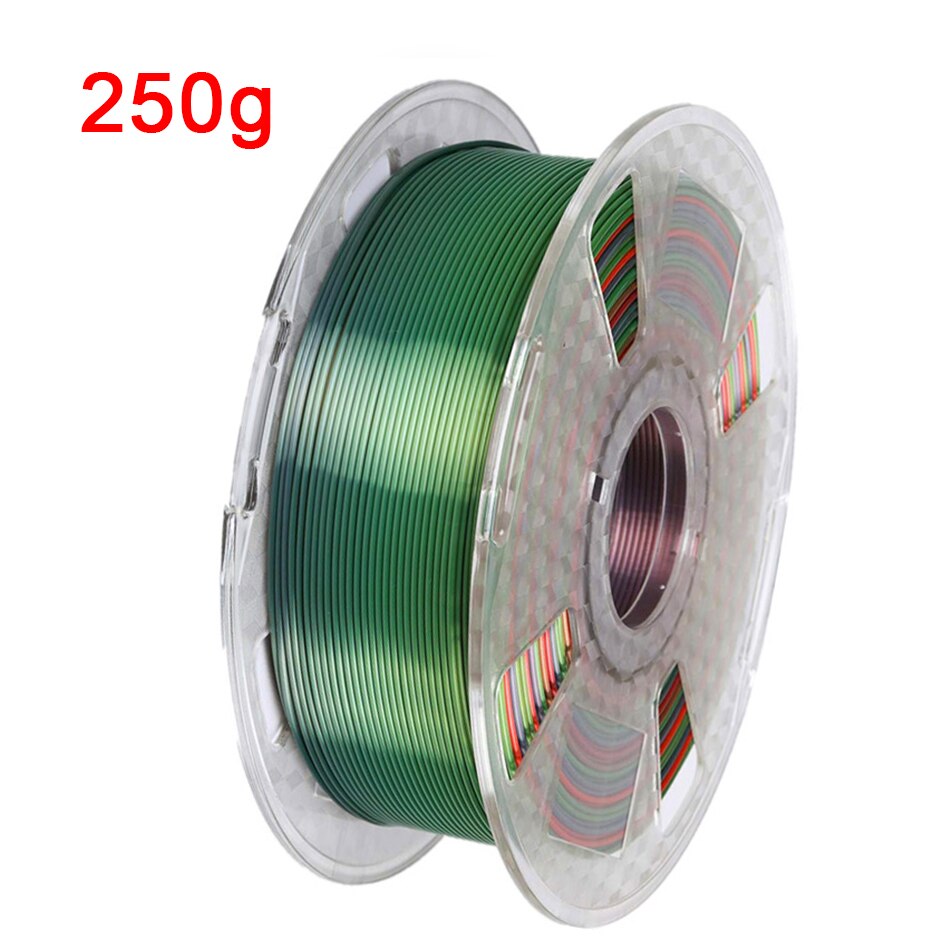 3D Printer Pla Zijde Regenboog Gloeidraad 1.75Mm 1Kg/500G/250G Sublimatie 3D Afdrukken Materialen shine Zijdeachtige Textuur Pauw Kleur: B Rainbow - 250g
