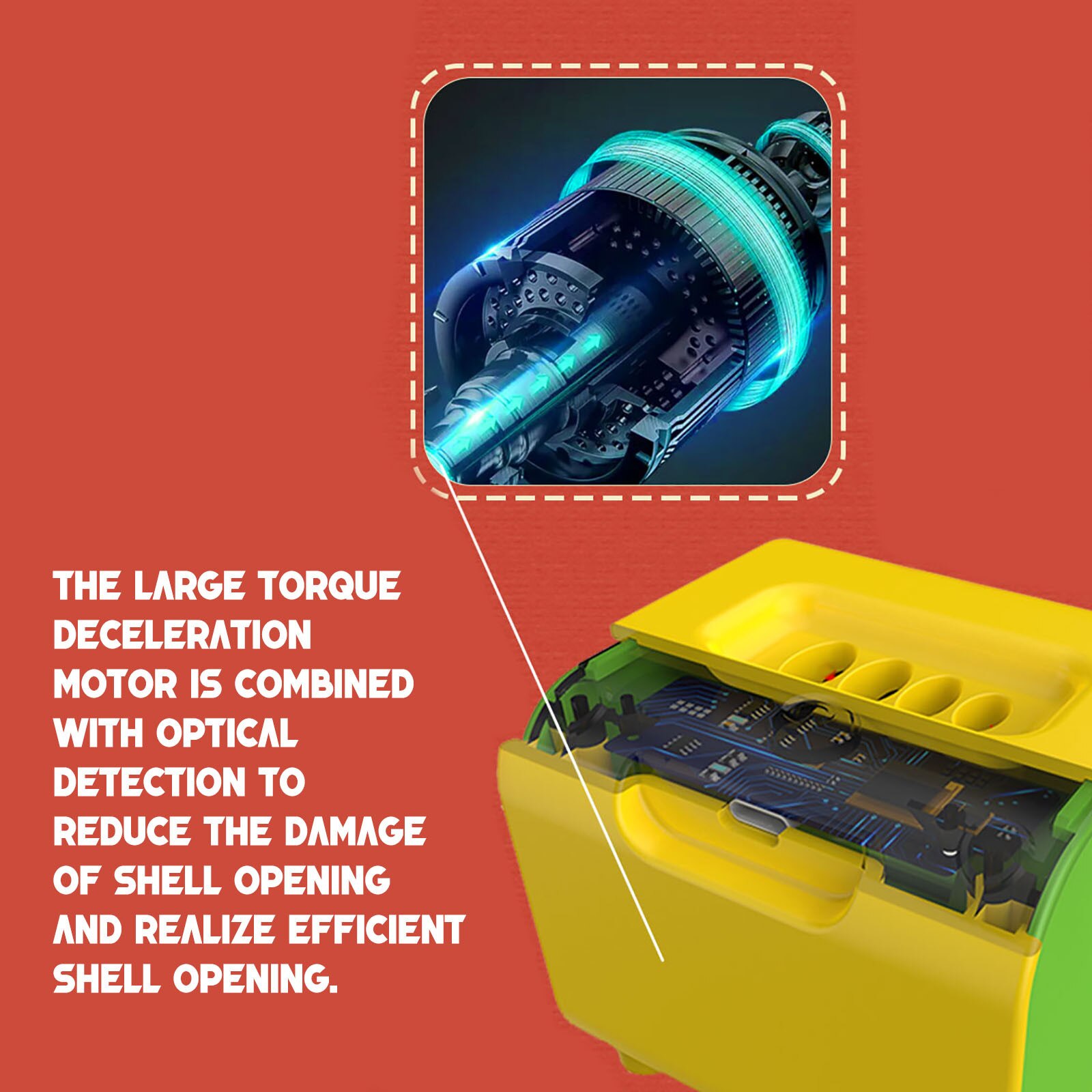 Electric Melon Seed Machine Household Automatic Melon Seed Shelling Machine Child Assist Electric Melon SeedMachine LazyArtifact