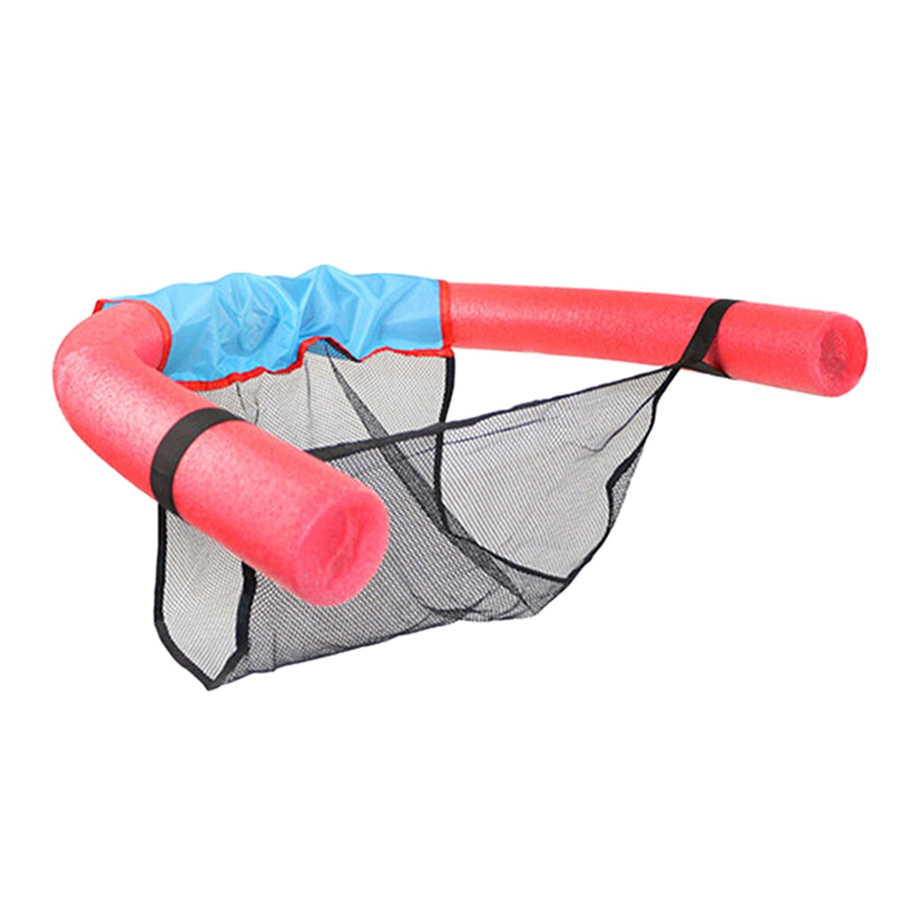 Silla flotante portátil para nadar, hamaca, hamaca, asientos de malla, cama de agua, asiento de piscina: 6.5x150cm Red