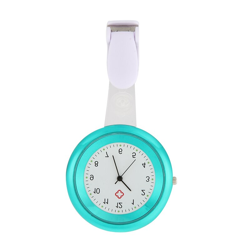 Nurse Watch Brooch Silicone Clip Infection Control Nurse Doctor Paramedic Brooch Fob Watch FS99: Blue