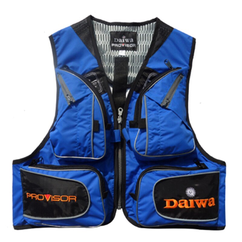Daiwa fiskevest herre udendørs multi-lomme dawa fisketøj mandlige vest overalls bære fotograferingsveste
