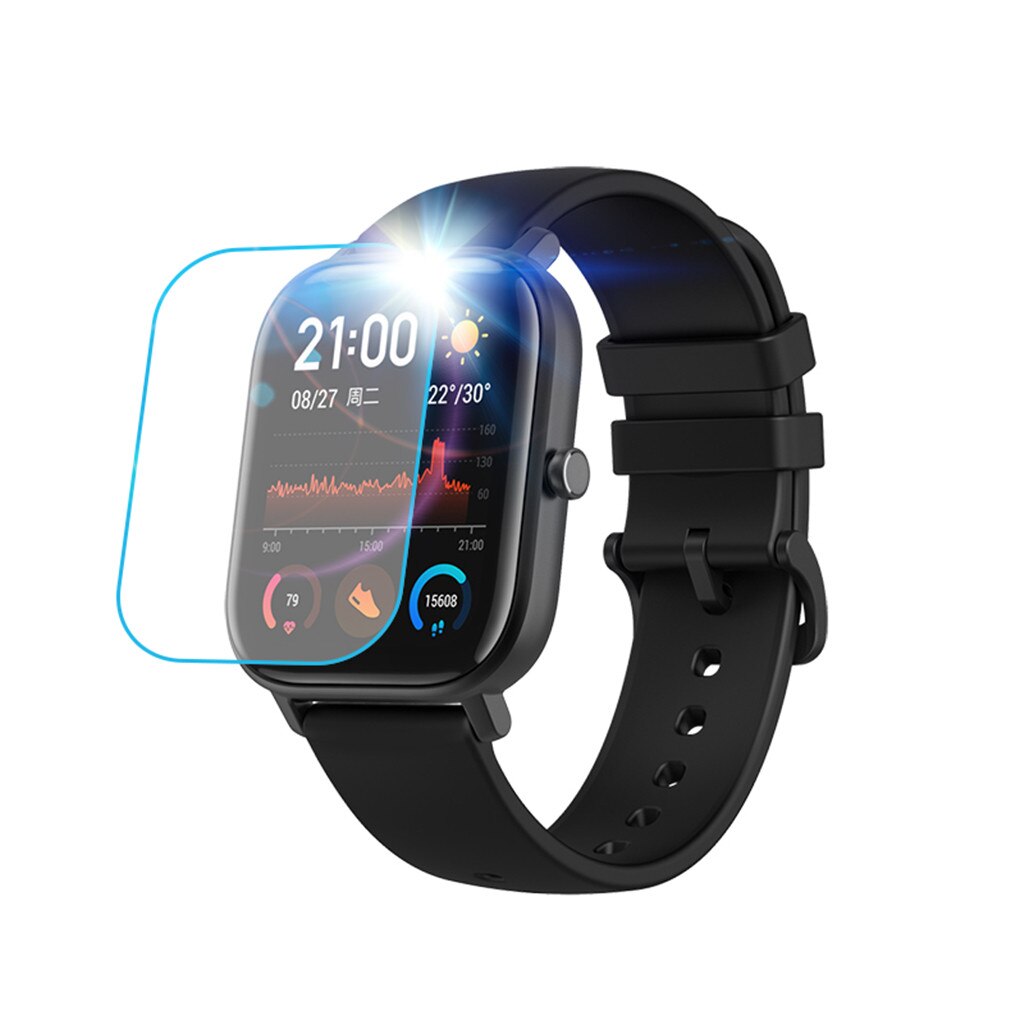 3 uds. Película transparente 9H 2.5D Protector de pantalla Premium para AMAZFIT GTS Smart Watch Protector de pantalla de vidrio templado: Default Title