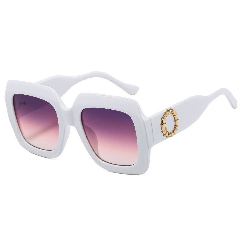 Uv400 Occhiali Tondi Lenti Rosa Occhiali Da Suola Uomo Donna Lusso