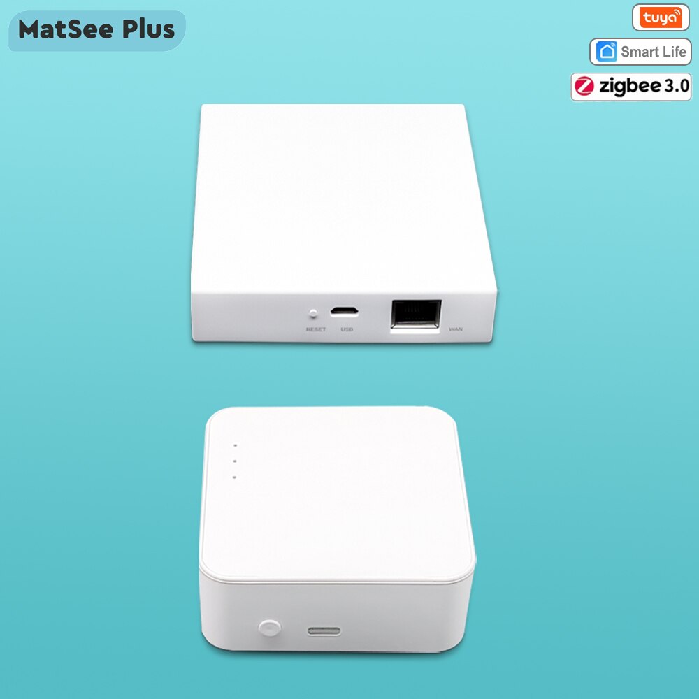 Tuya zigbee 3.0 gateway hub – drahtlos/kabelgebundene smart-home-zentrale mit bridge-funktion, app- und fernbedienungssteuerung, kompatibel mit google home und alexa