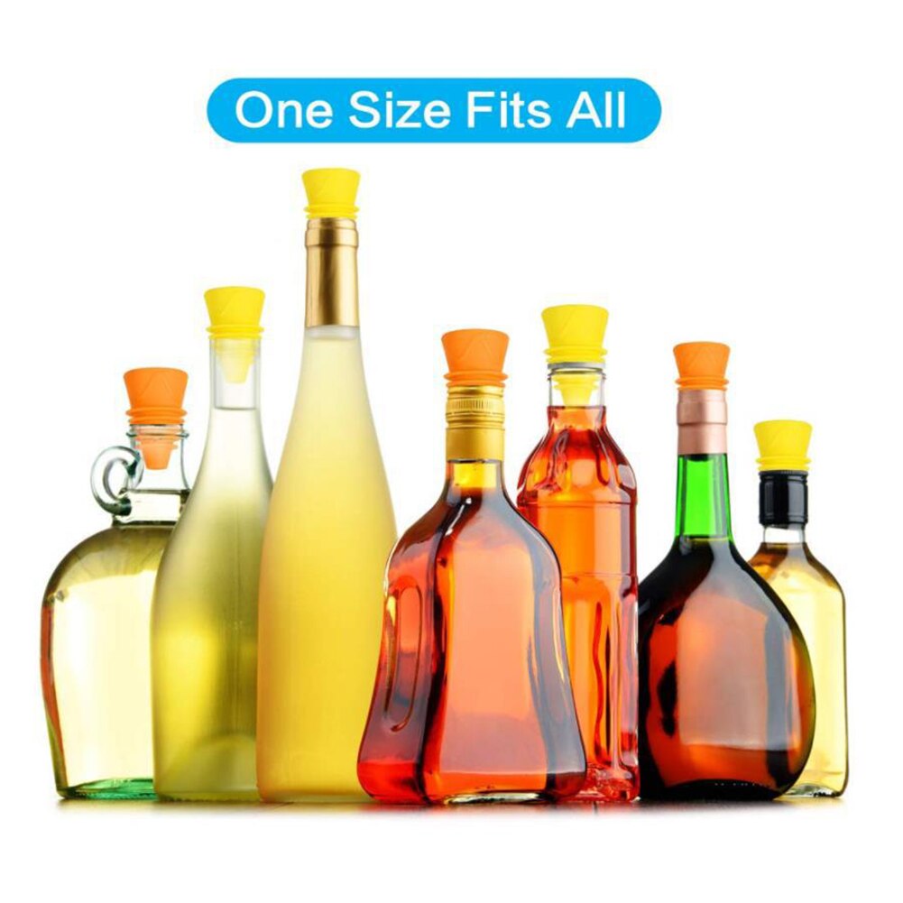 4/6/8Pcs Outdoor Indoor Kithchen Silicone Reusable Fruit Fly Traps Catcher Tool simply add some baits to the bottle trapping