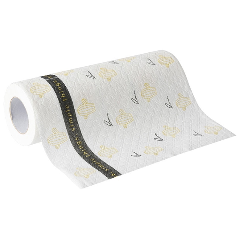 Kitchen Paper Towels, Wet and Dry Cleaning Cloth Reusable Strong Oil-Absorbing Paper Towels, Kitchen Paper Cactus Style: Default Title