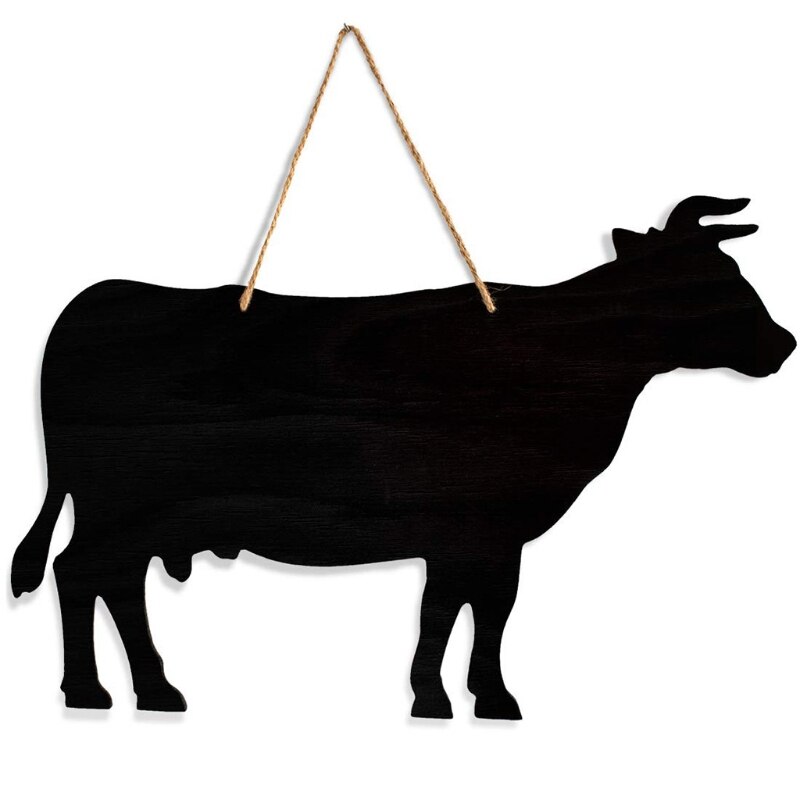 1pcrustic fazenda quadro animal vaca cavalo frango porco madeira ocidental decoração da casa mensagem cozinha fazenda quadro: 3