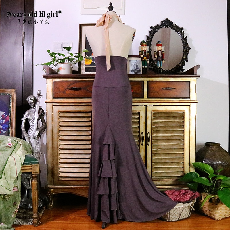 Spanish dance dress Flamenco dance practice skirt Flamenco skirt spanish skirt dance wear women ESS12