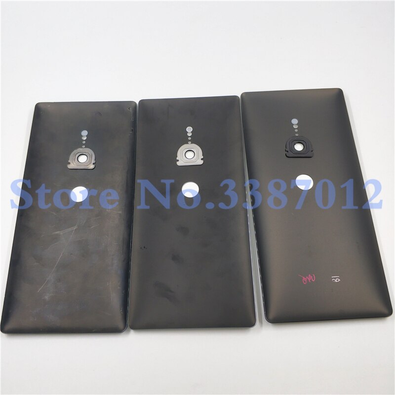 Original Glas Für Sony Xperia XZ2 H8216 H8266 H8276 H8296 Batterie Zurück Abdeckung Hinten Tür zurück fallen Gehäbenutzen fallen Mit kamera objektiv