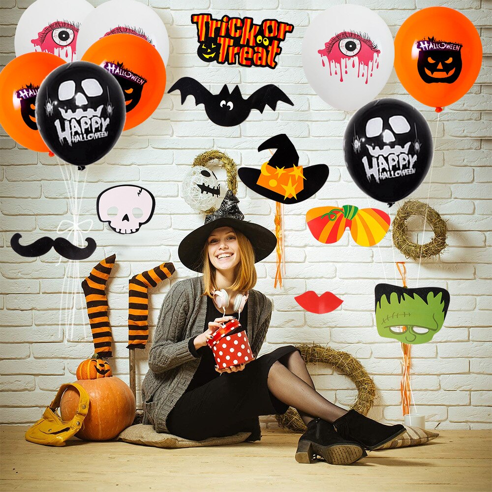 Foil Balloons Birthday Party All Saints' Day Halloween Day Decoration Kids Adult Ball Wedding party Decor