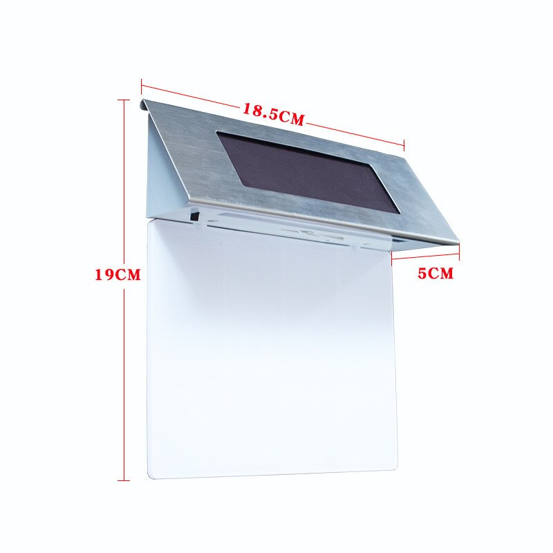 Yanke led waterdichte zonne-energie buitenlamp op zonne-energie, koel wit, hoge helderheid, automatische wandlamp op zonne-energie