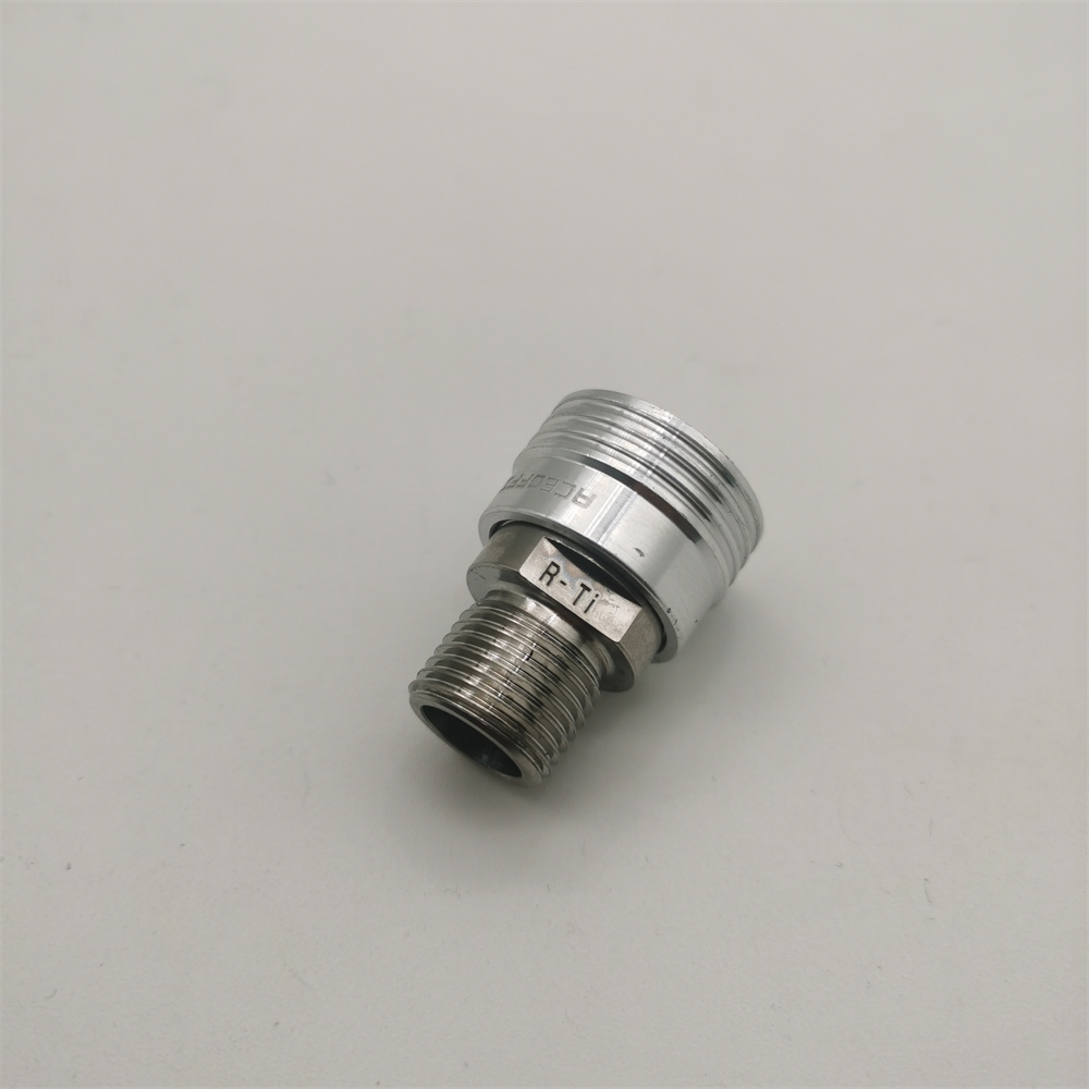 1pcs Ultralight Titanium /Stainless Quick Release Adaptors for Brompton folding Bike MKS ezy Pedals Ace Pedals: Light Grey