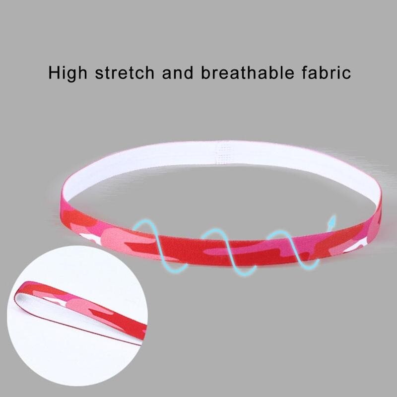 Sport Hairband Running Band Sweat Anti-slip Elastic For Women badminton Sweatband Men Bands Biking Headbands Hair Grip C1E9