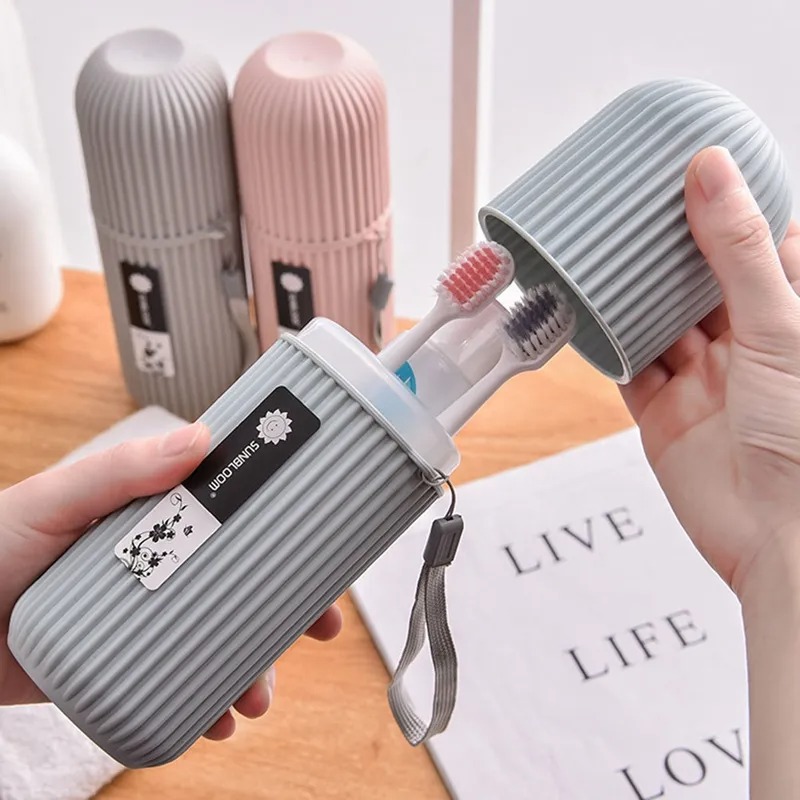 Portátil pasta de dentes proteger titular caso viagem acampamento caixa armazenamento organizador viagem produtos higiene pessoal armazenamento copo novo creat