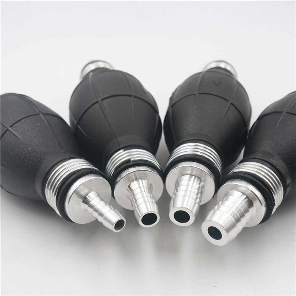Fuel Pump 6mm 8mm 10mm 12mm Rubber Aluminum Hand Fuel Pump Line Hand Primer Bulb All Fuels For Vehicle Boat Marine Outboard