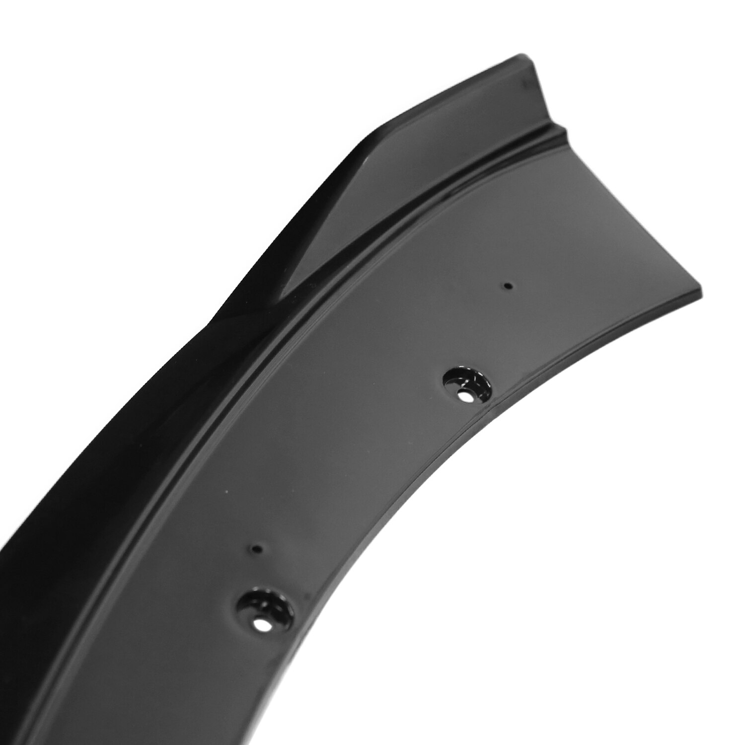 3 Pieces Carbon Fiber Look/Black Car Front Bumper Canard Lip Splitter Body Shovels Bumper Lip Spoiler for Mustang