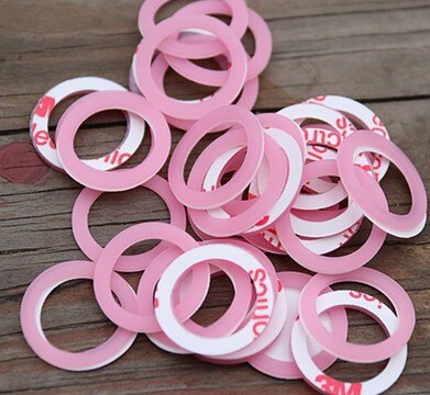 Aankomen 2 Stuks Yoyo Herstel Lijm Yoyo Recycle Stickers Yoyo Accessoires Grote Voor Jojo Minnaar Kerst: pink