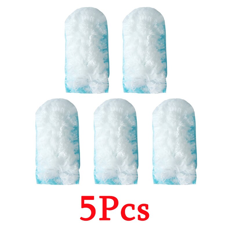 Cepillo plumero de microfibra, limpiador de mano antipolvo, eliminación de ácaros, huecos, herramientas de limpieza del hogar: Replacement Cores