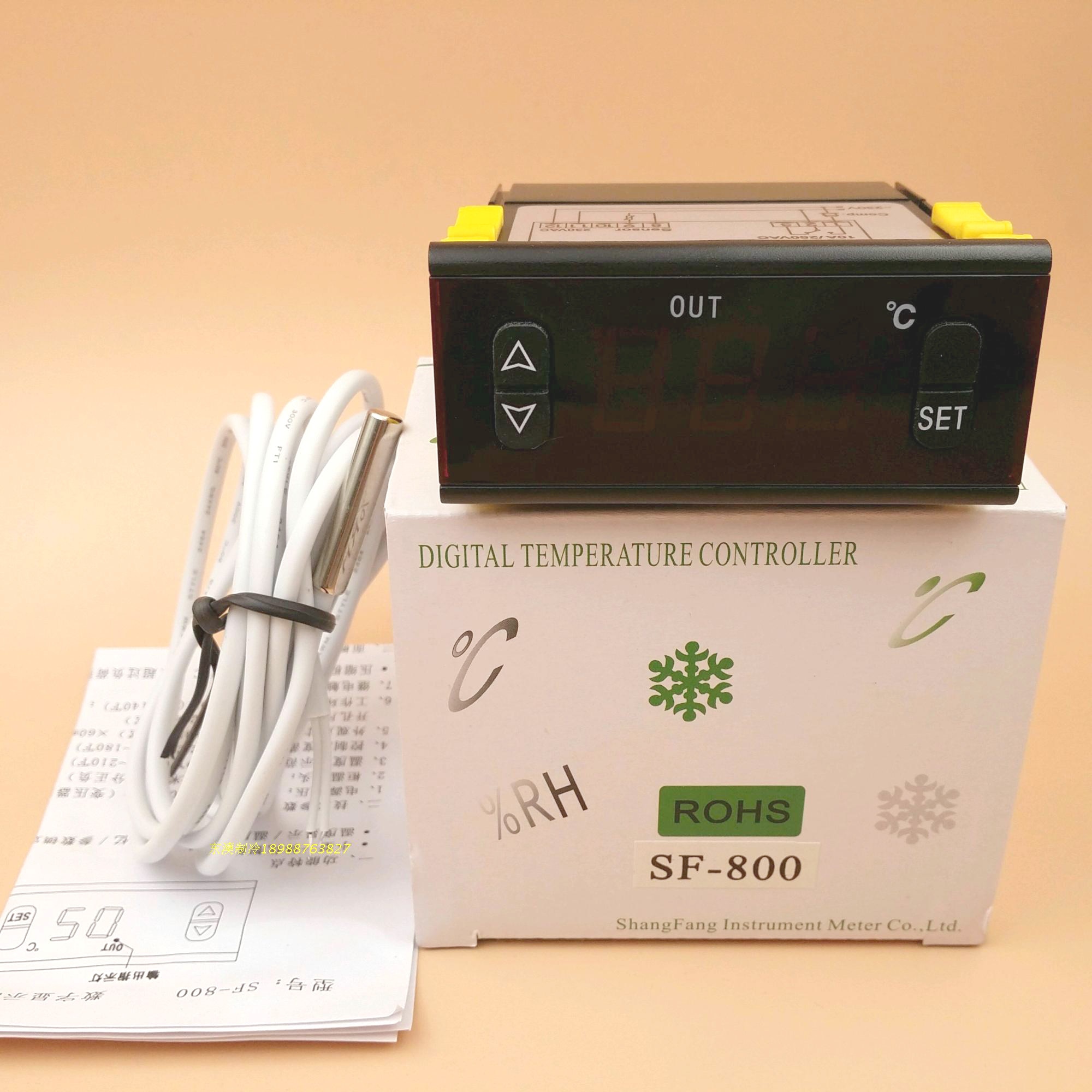 Sf-800 electronic temperature controller seafood machine / fish pond temperature controller temperature controller with sensor