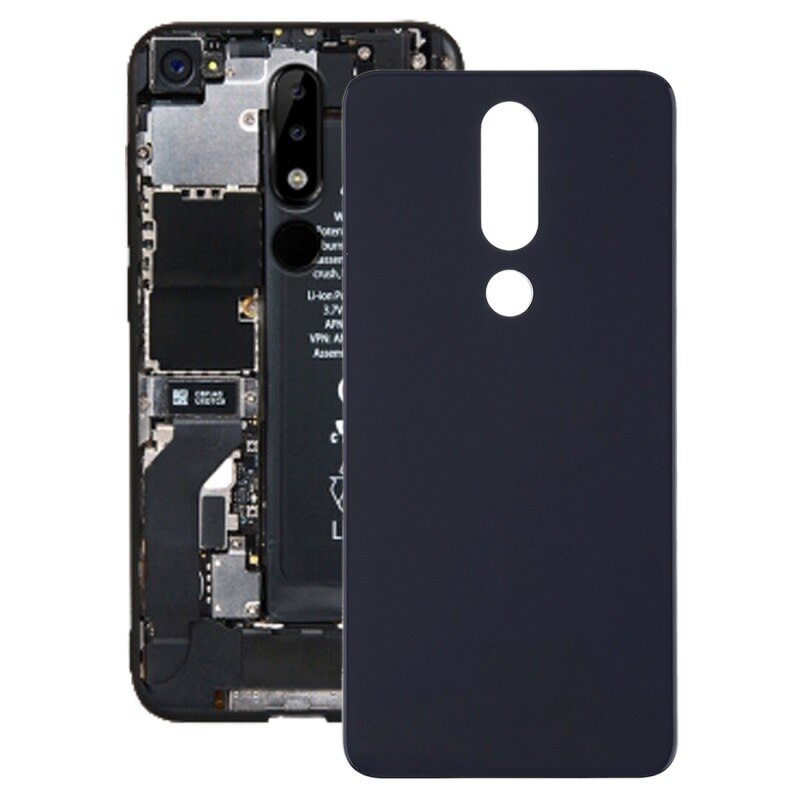 5,1 Plus-carcasa para Nokia 5,1 Plus/X5, cubierta de batería de cristal, reparación de puerta trasera, funda trasera de teléfono