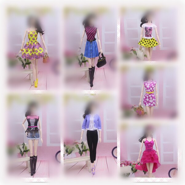 30cm Doll Dress Clothes suit for licca For ob24 ob27 Doll for Mengfan Doll Accessories Baby Toys Best Girl'