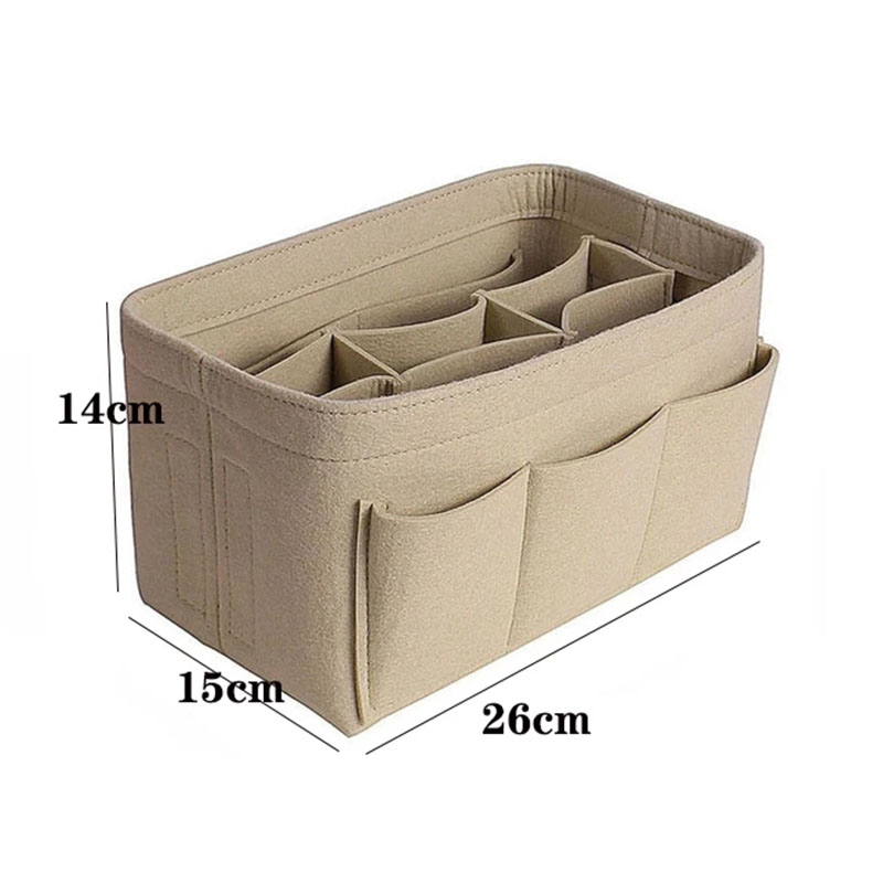 Frauen Filz Tuch Innere Tasche Passt in EinfüGen Handtasche Multi-taschen Kosmetik Taschen Lagerung Und Persönliche Gegenstände Organizer