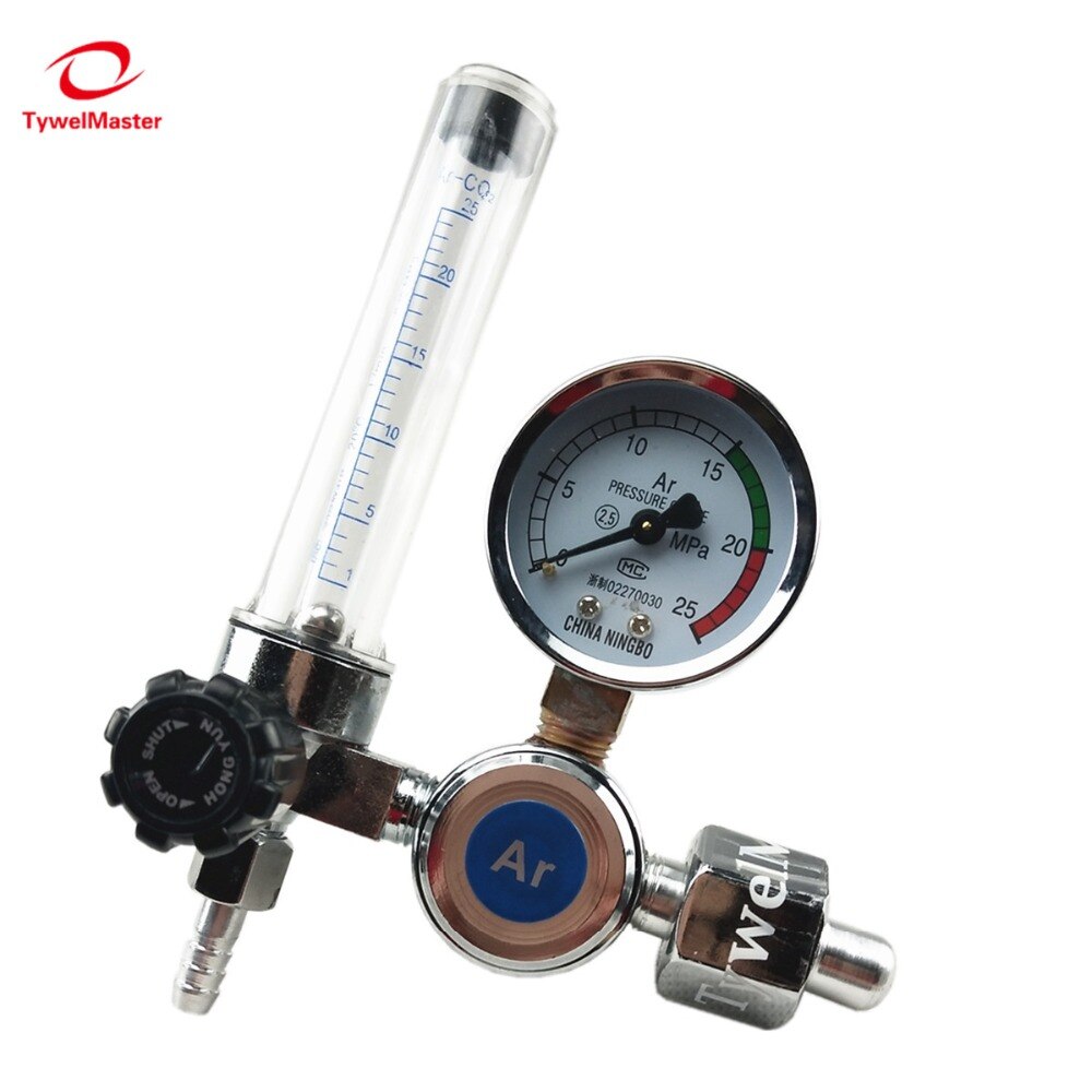 Régulateur de pression 0-25 Mpa, Argon CO2 hélium, débitmètre d&#39;azote, régulateur de soudage TIG MIG, entrée G5/8