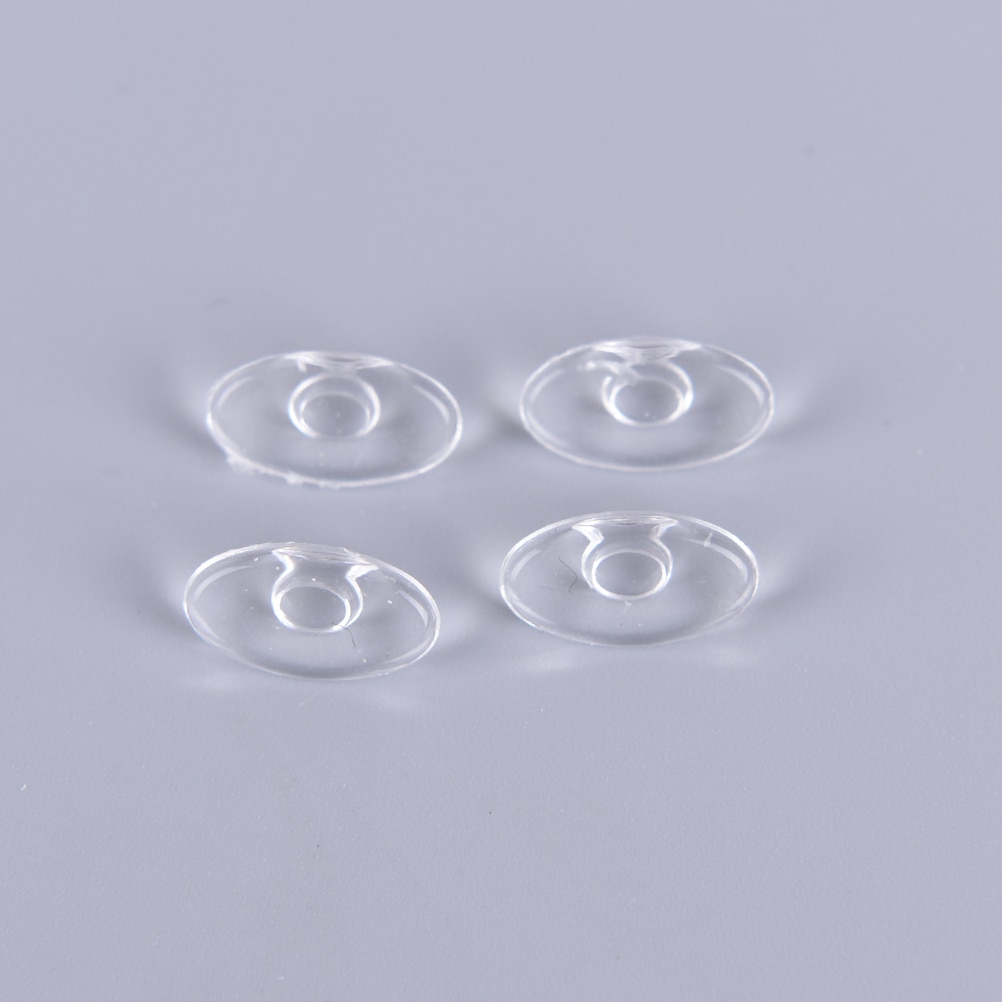 10 stuks = 5 paar handige zachte antislip siliconen neuspads voor brillen, zonnebrillen