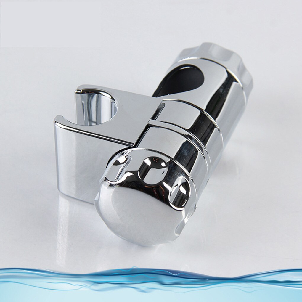 ABS Chrome Shower Bracket Adjustable Rail Slider Shower Head Holder Lift Rod Support Bracket Head Mounting Brackets 25mm