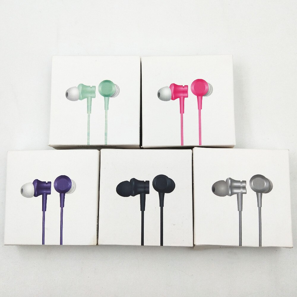 Redmi Note 9 8 Pro Xiaomi 3.5MM Jack Earphone In-ear Piston Fresh Version Headphones with Mic For Mi 10 lite/note 10 Poco X3 M3