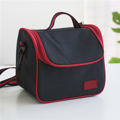 Style Large Capacity Insulated Lunch Bag Tote Men Women Travel Picnic Portable Cold Food Thermal Cooler Bag
