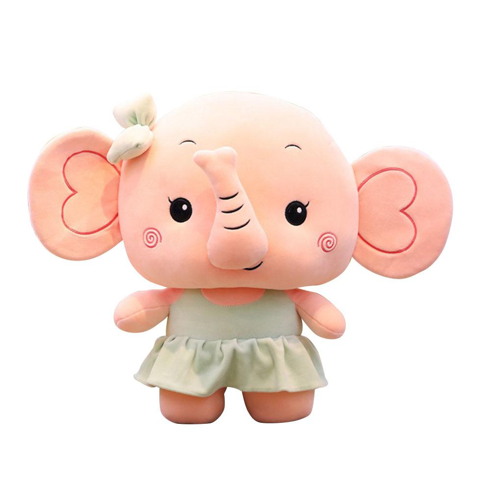 Kuulee Olifant Cartoon Leuke Olifant Pop 25cm Knuffel Minnaar Pop Speelgoed Klein Model Lover olifant 25cm: Female elephant