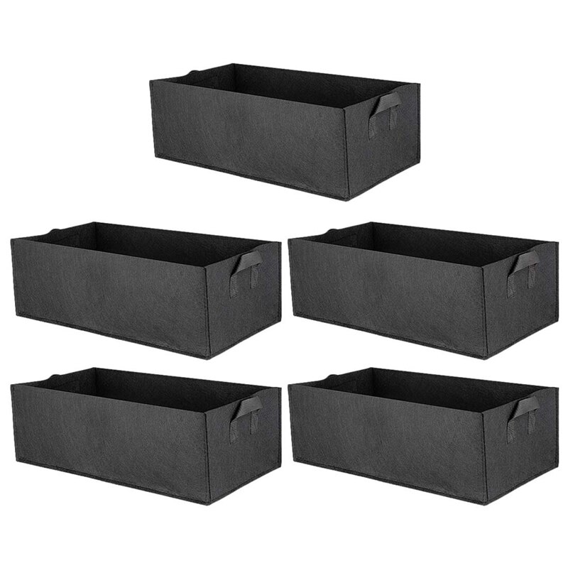 Multi-grid 4/8 Zakken Vilt Voor Groenten Bloemen Verhoogd Tuinbed Vierkante Plant Grow Bags Rechthoekige Plantzak kopen vanaf een prijs van 90