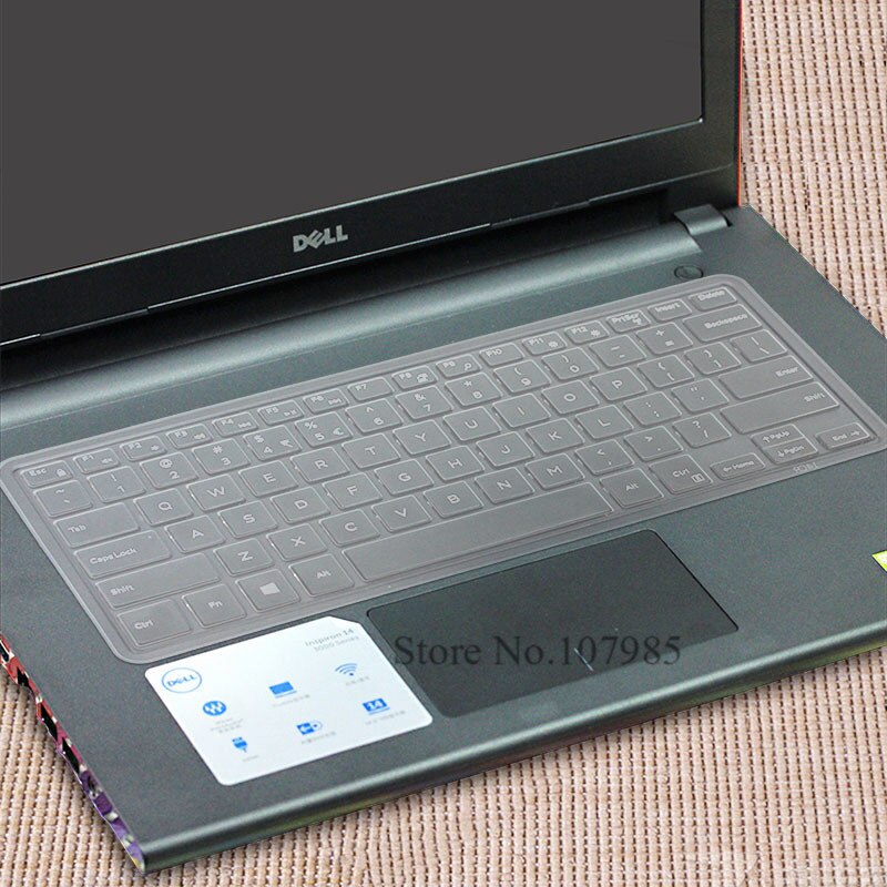 Laptop keyboard cover Protector Skin For Dell Inspiron 13 7373 7437 7370 E7370 13.3"/ Inspiron 15 15.6" 7000 5579 7573 P70F: Transparent