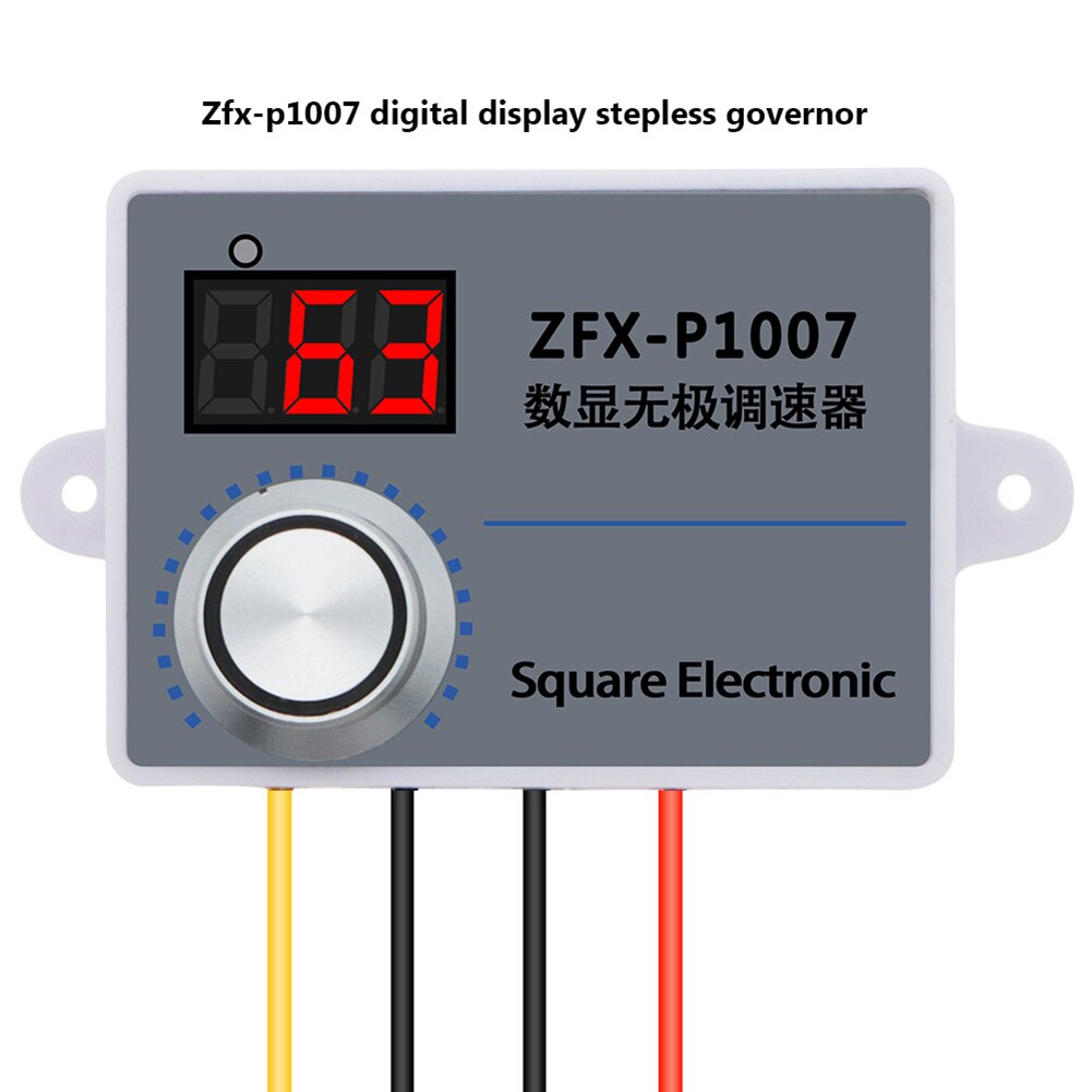 Speed Controller Stepless Speed Controller Waterproof 500W AC 220V Velocity Regulator Control Switch Motor Accessories