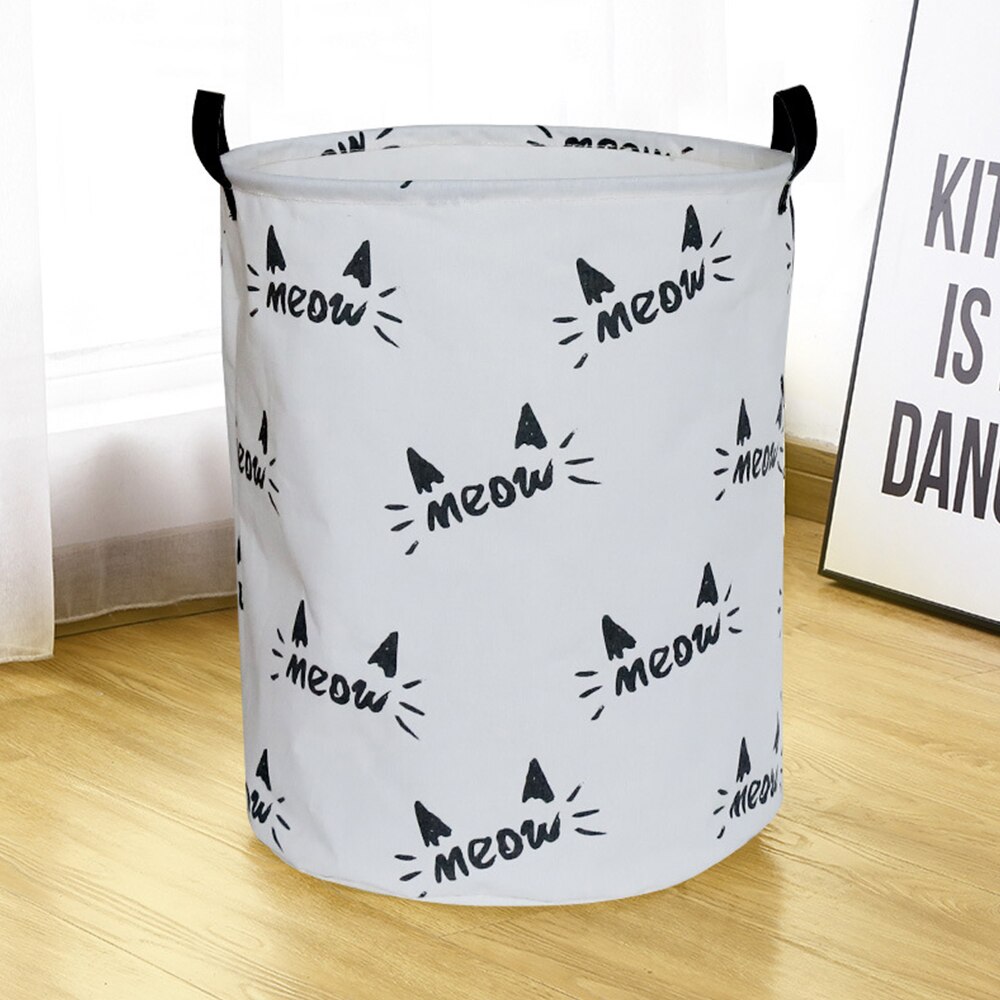 Canvas Waterdichte Wasserij Organisator Mand Grote Capaciteit Wasmand Vuile Kleren Opbergtas Speelgoed Thuis Opslag Bin 1Pc
