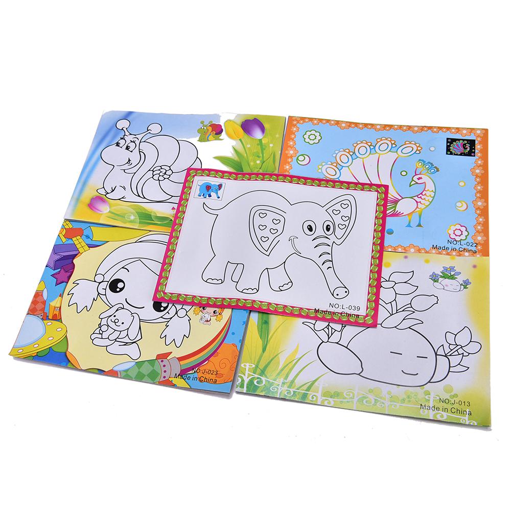 4 Colors DIY Watercolor Painting Set Kids Educational Drawing Toy Stimulate Children's Imagination Toy