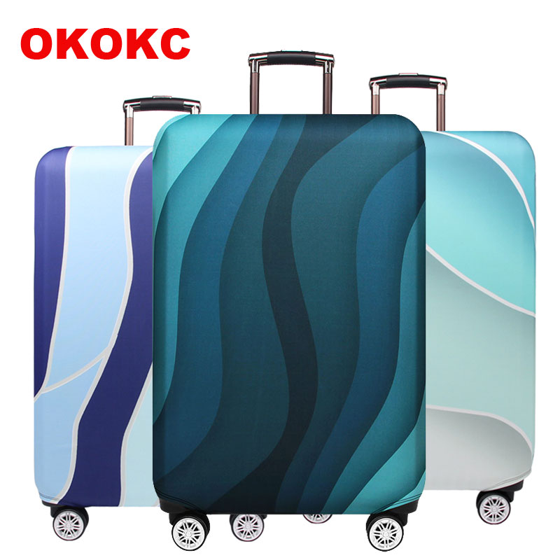 Travel Luggage Suitcase Protective Cover Trolley Baggage Bag Cover Thick Elastic Case For Suitcase